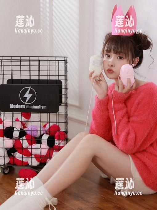 微密圈 - 妖娆紫色风情：琳铛铛高清夺命蕾丝套装写真合集全览